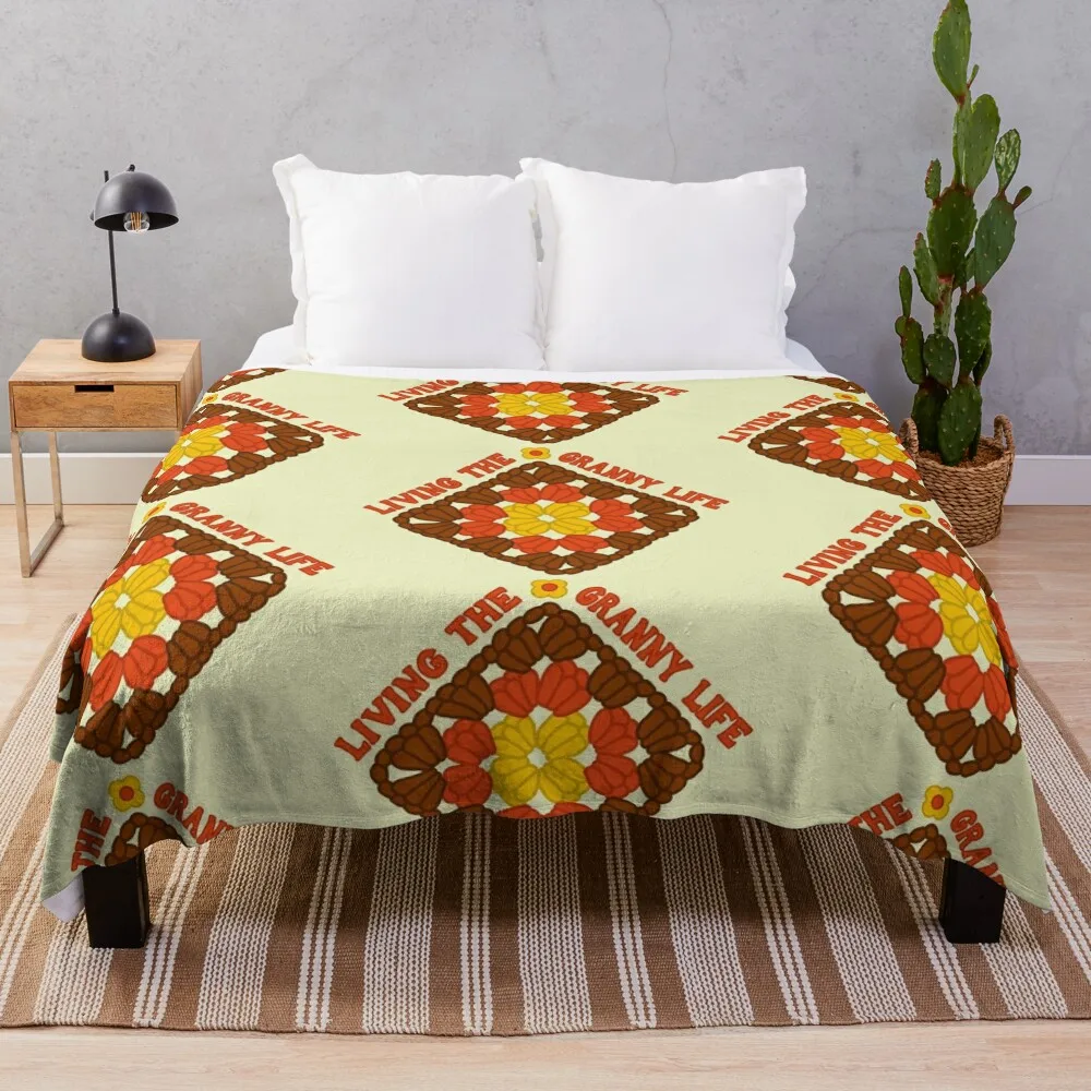 Вязаное крючком одеяло Babny Square Life забавный подарок свободные летние постельные