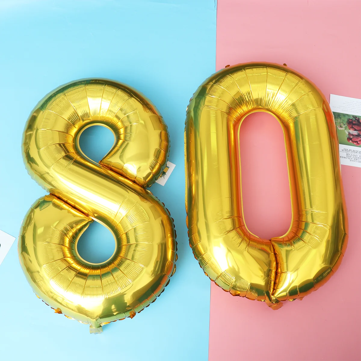 

40 Inch Gold Number 80th Balloon Party Festival Decorations Birthday Anniversary Balloons Party Supplies Photo Props