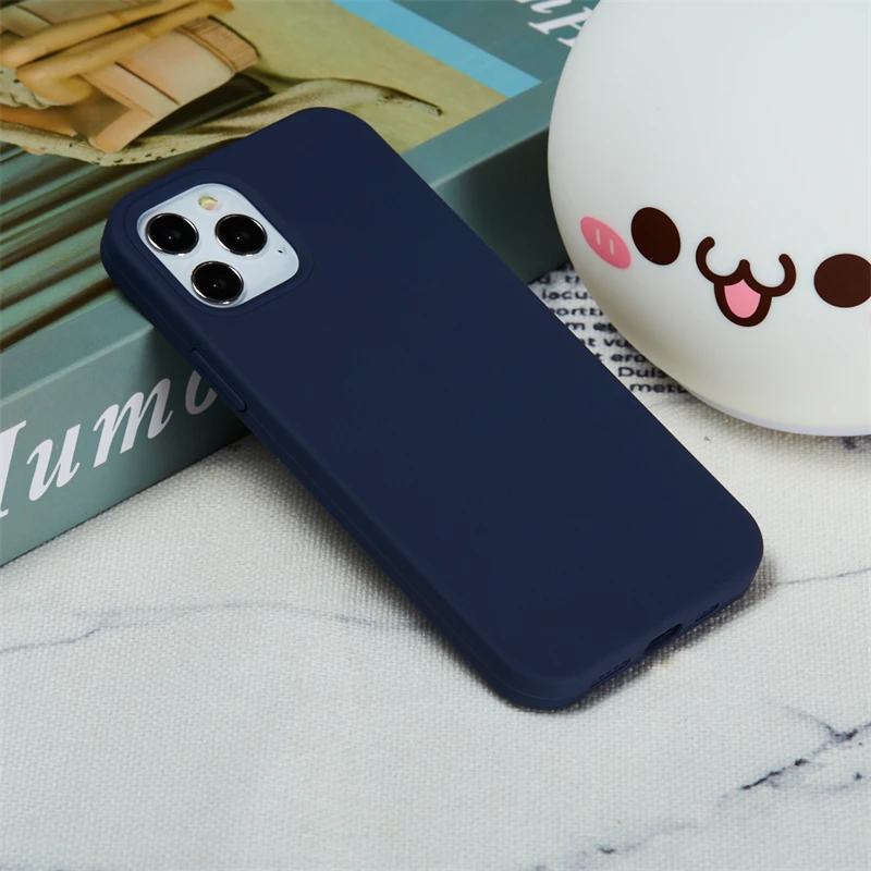 

Phone Soft Case For iPhone 12 13 11 Pro Max 12 Mini Case Liquid Silicone Cover For iPhone XS Max XR 7 8 Plus 6S Ultra Slim Cases