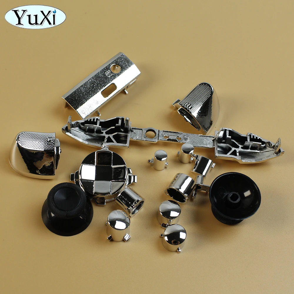 1 компл. Для Xbox серии X S кнопки LB и RB бампер RT LT триггерные D-pad ABXY хромированная