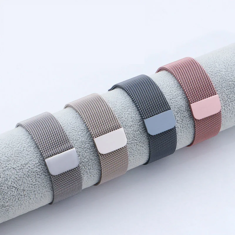 Фото Миланский ремешок для Google Pixel Watch 5 45 мм 41 мм, браслет из нержавеющей стали с магнитной застежкой для Pixel Watch 5 4 3 2 1. №3