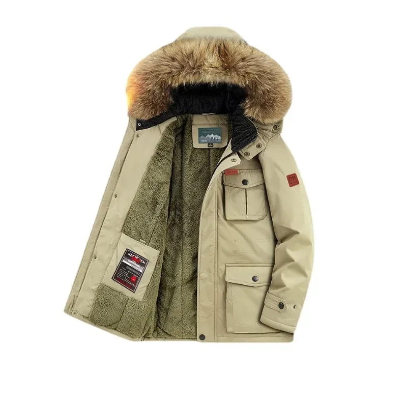 Мужская зимняя парка больших размеров