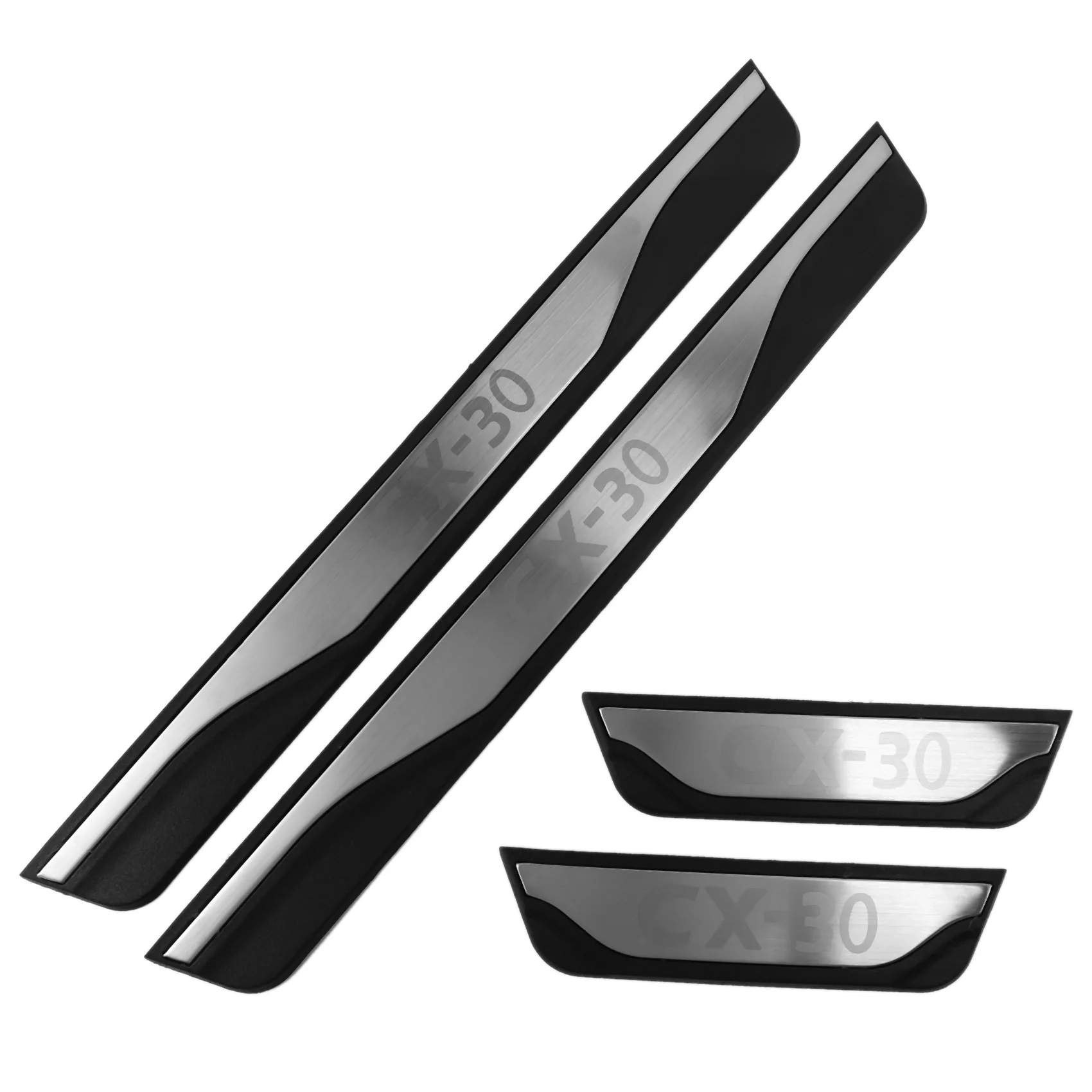 

Аксессуары для чехла на порог автомобиля Mazda Cx-30 Cx30 Автомобильная защитная наклейка из нержавеющей стали на педаль 2019 2020