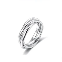 fashion stainless steel trinity ring sansheng sanshi ring european and american fashion titanium steel japanese and korean