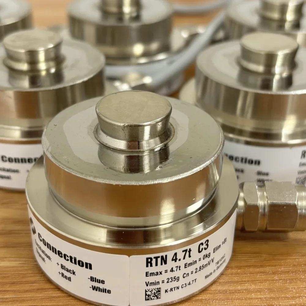 Фото Компактный тензодатчик крутящего момента RTN C3 4.7T 2026 года, IP68, с выходом 2.85мВ/В для измерения силы и взвешивания №5