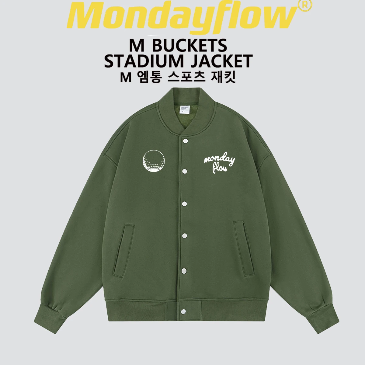 

2023 Autumn Winter Thickened Golf Jacket Casual Standing Neck Thickened Jacket Clothes Korean Luxury Clothing Golf Jacket