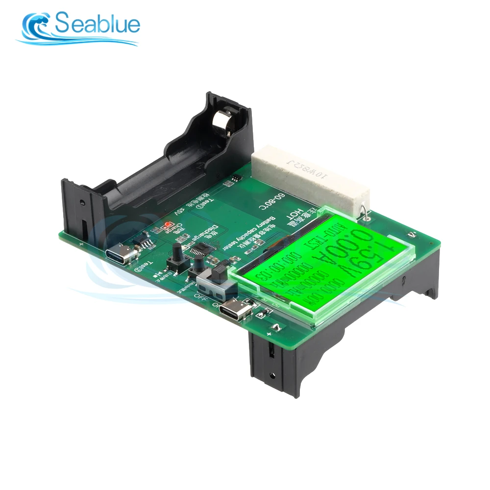 Тестер емкости аккумуляторов 5-12 В постоянного тока с ЖК-дисплеем мА · ч MWh для