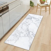 marble carpet long strip floor mats stone pattern theme doormats kitchen bedroom living room carpet entrance anti slip long rug