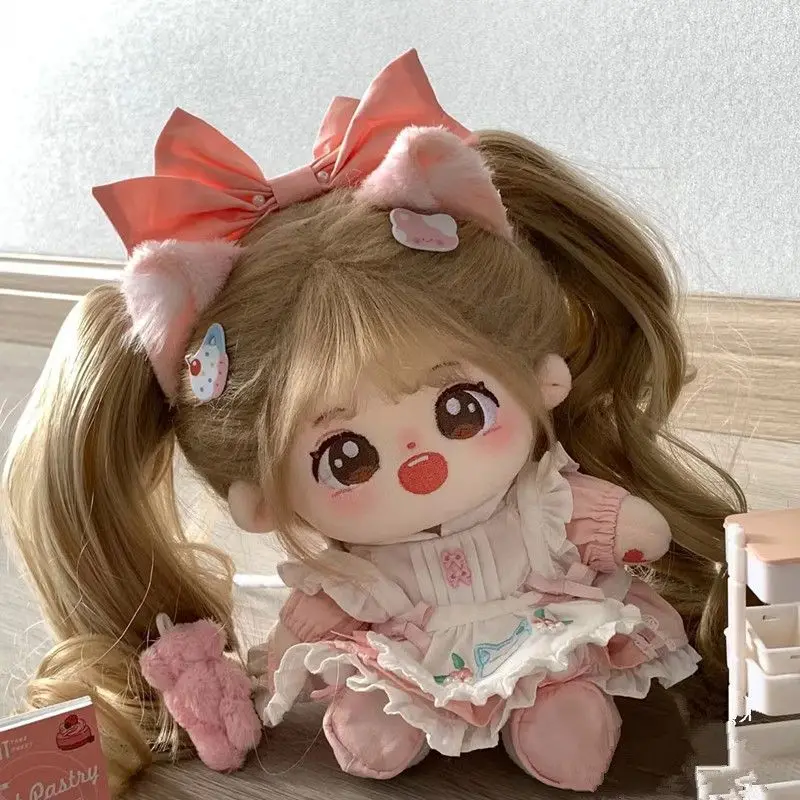 7 87 дюймовая хлопковая кукла милая плюшевая 20 см Женская одеваемая подарки для