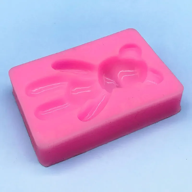 Силиконовая форма в виде симпатичного мультяшного медведя украшение для