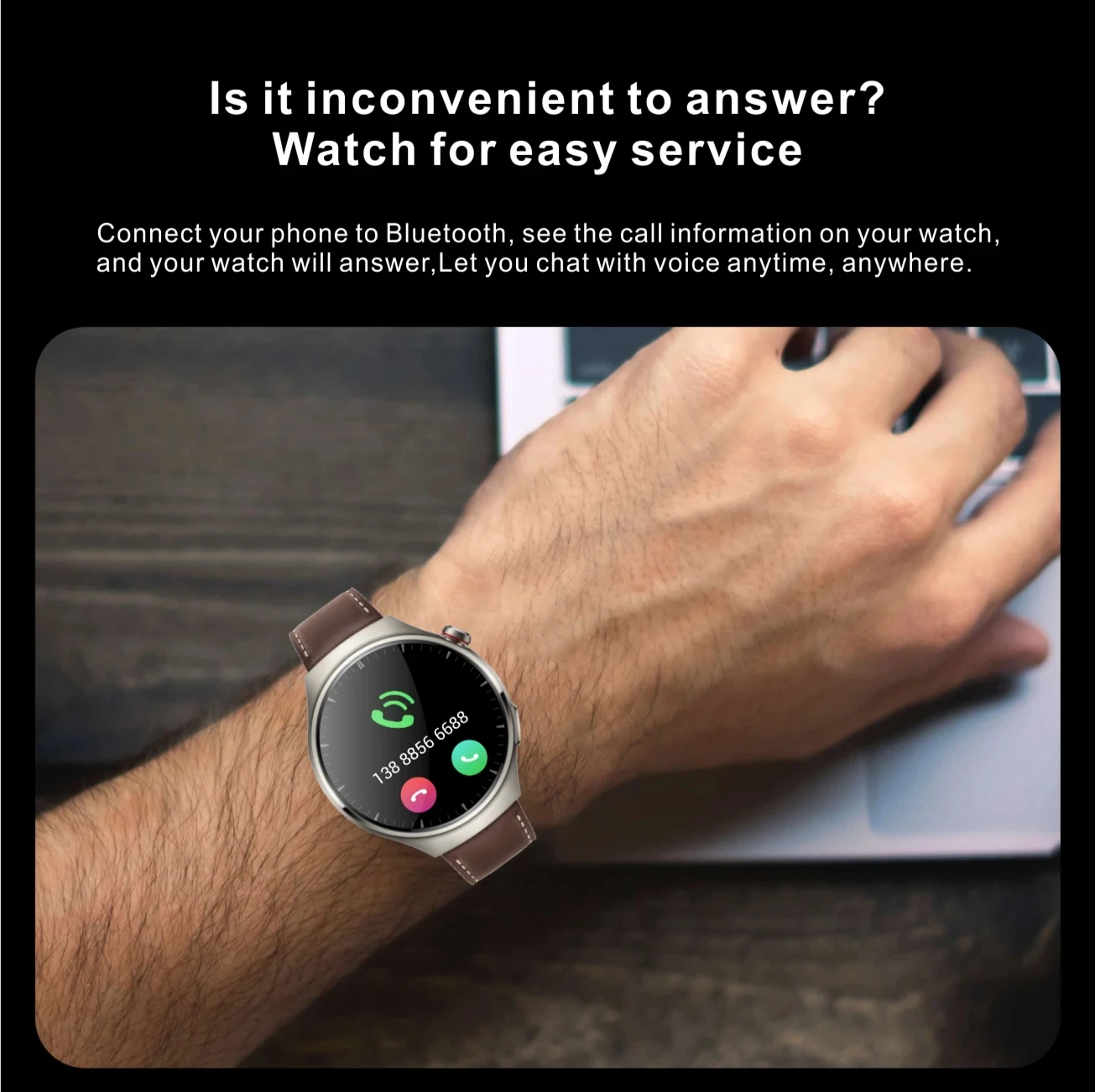 Смарт-часы для Oukitel WP33 Pro WP28 WP32 WP27 Bluetooth