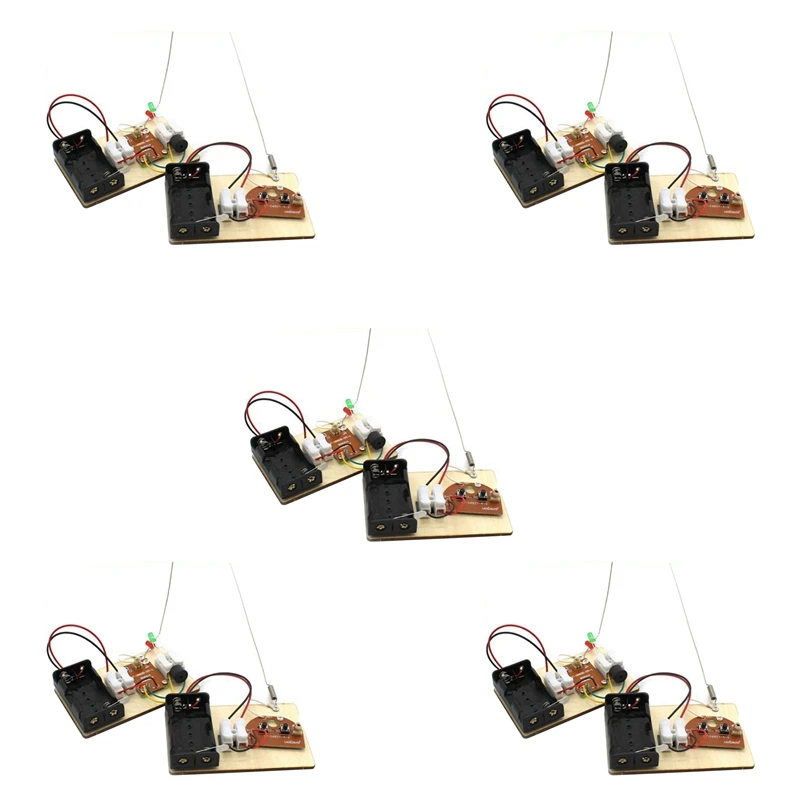 

Promotion! 5X STEM Kits, Learn Morse Code, Build A Telegraph Machine, Electric Circuit Experiment, Electricity Kit(No Battery)