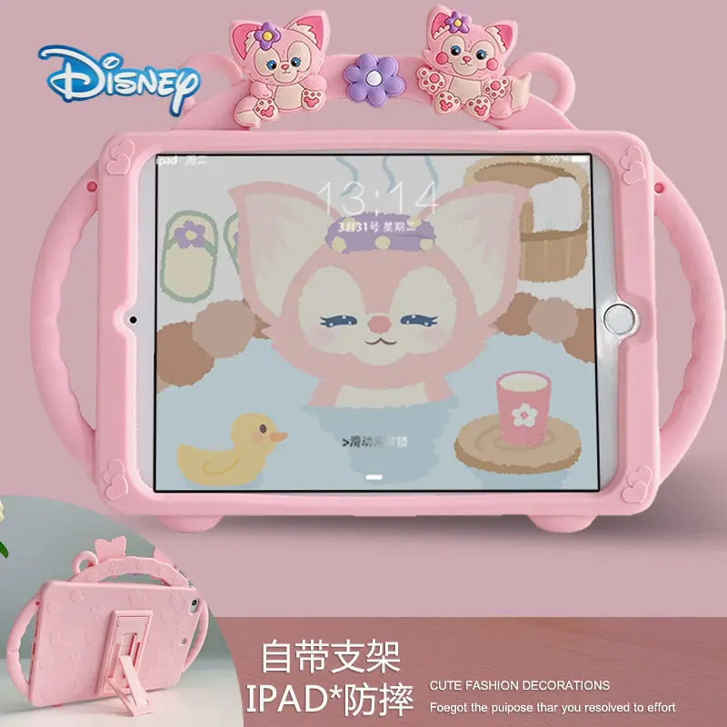 

Disney Linabell Cartoon Tablet Case for IPad 10.2 8th 7th Pro 9.7 2020 2018 2017 Air 1 2 3 4 Mini 5 6 Soft Silicon Stand Cover