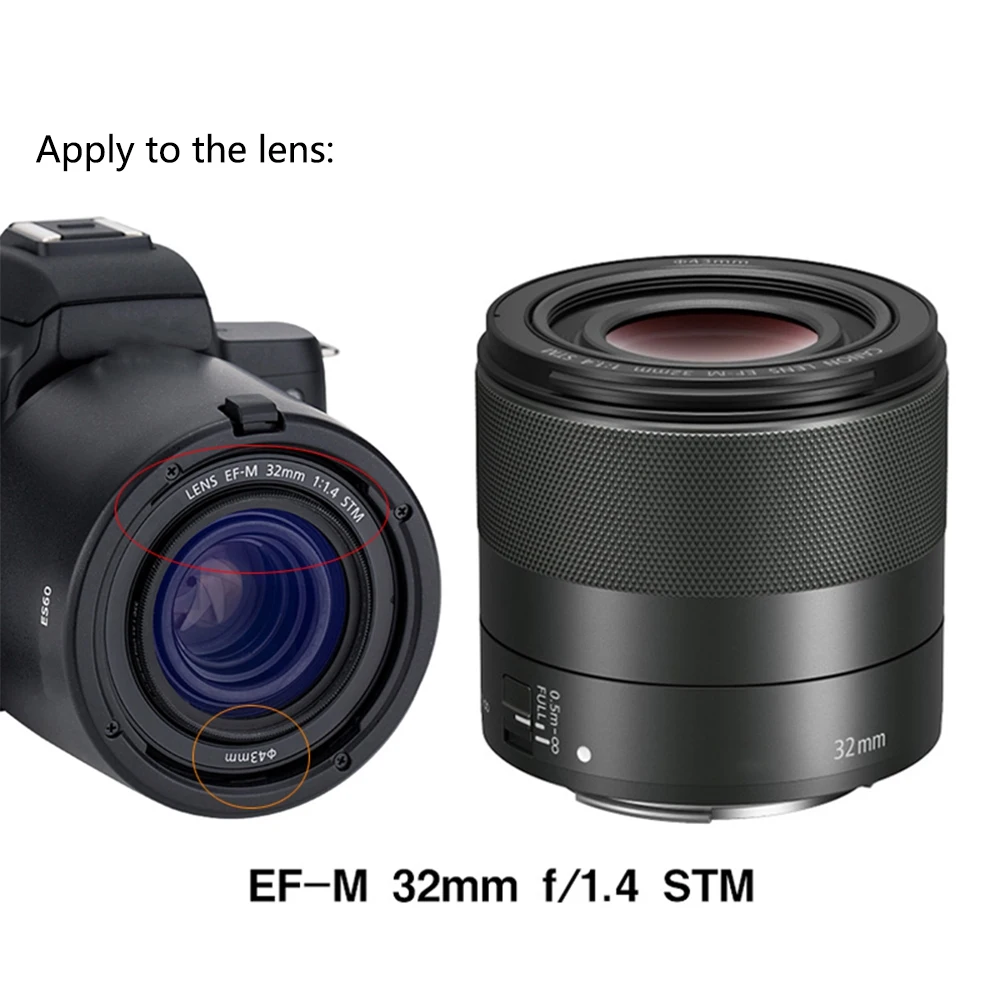 Бленда объектива для Canon ES - 60 бленда микро-одиночной камеры EF -M 32 мм F/1 4 STM