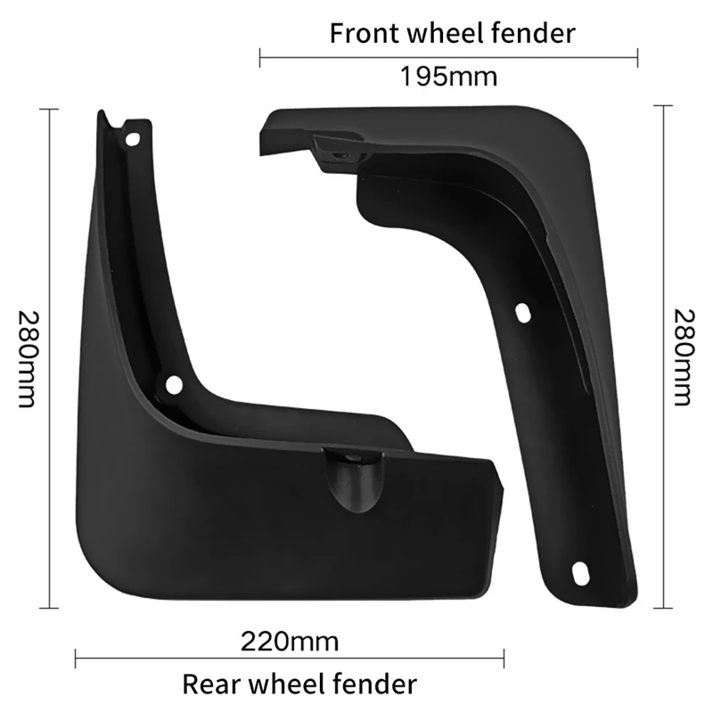 Front Rear Car Mudflaps Accessories Fender Mud Guard Splash Flaps Mudguards Replacement Parts Fit For Hyundai Stargazer 2023