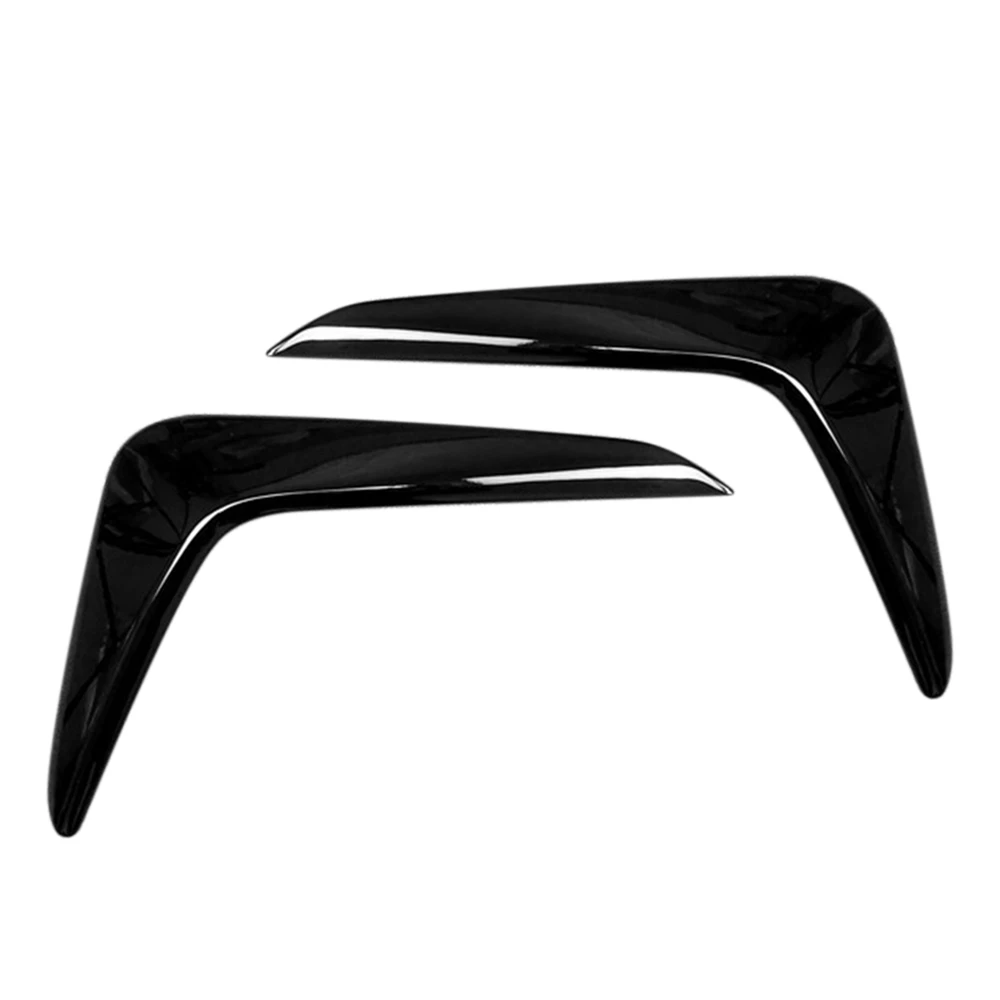 

Глянцевый черный передний бампер, сплиттер, спойлер, крышки, отделка, противотуманные фары, внешний ветер для Polo-Plus 2019-2022