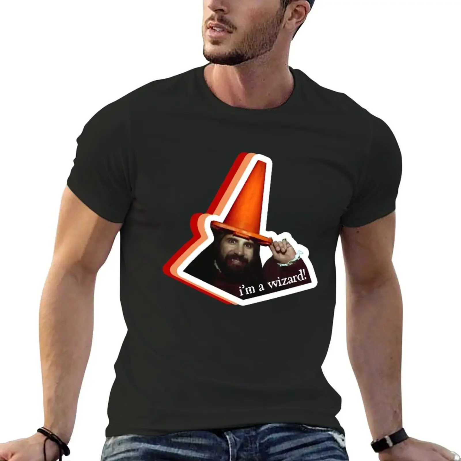 Зашел! Футболка It's Nandor the Relentless Wizard винтажная рубашка в стиле аниме корейская