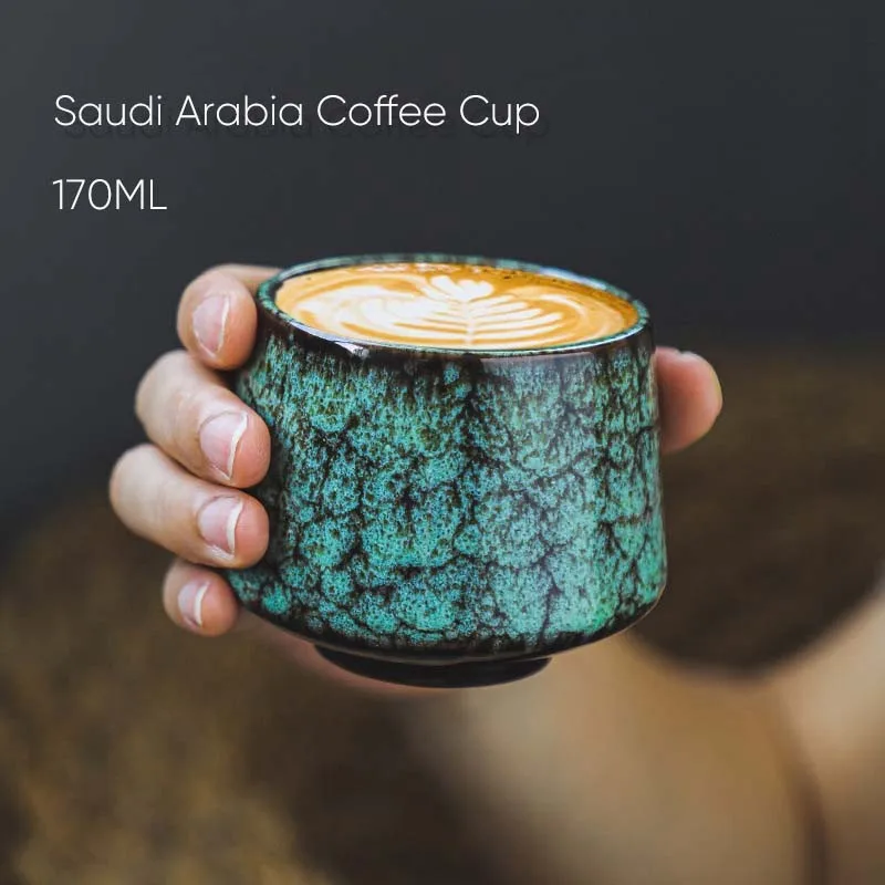 Керамическая кофейная чашка с латте в стиле Саудовской Аравии 1 шт. Офисная