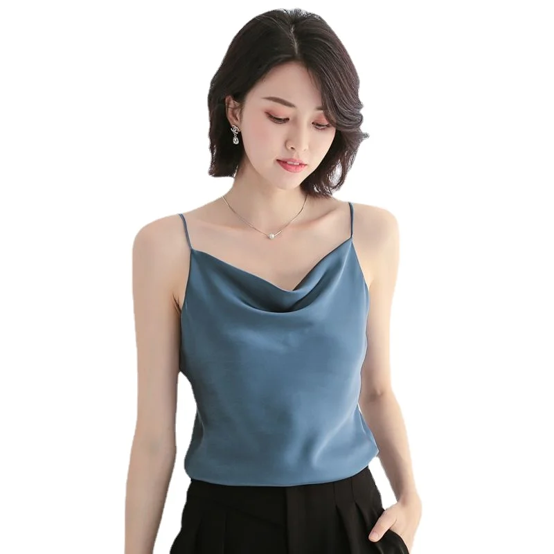 

2022 summer new women's sling solid color sling