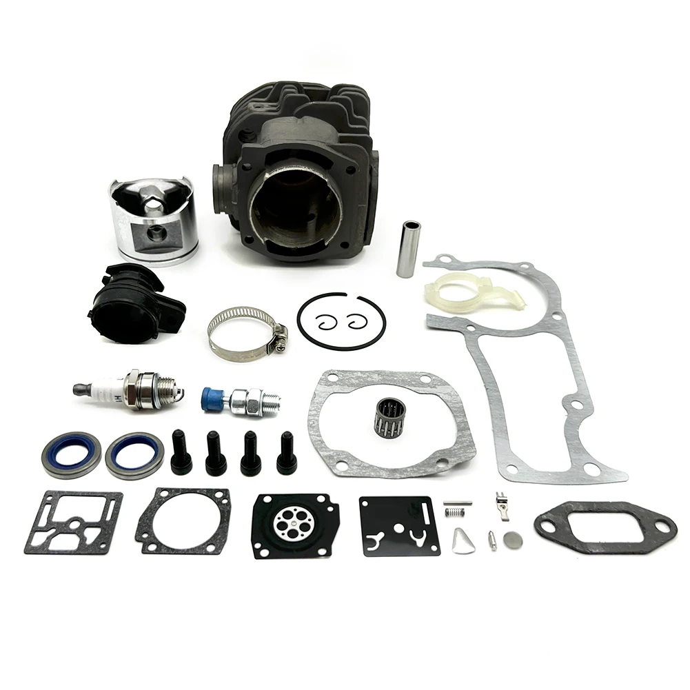 

Piston Kit Cylinder 52mm Accessories Alloy Big Bore Chainsaw Gasket Parts