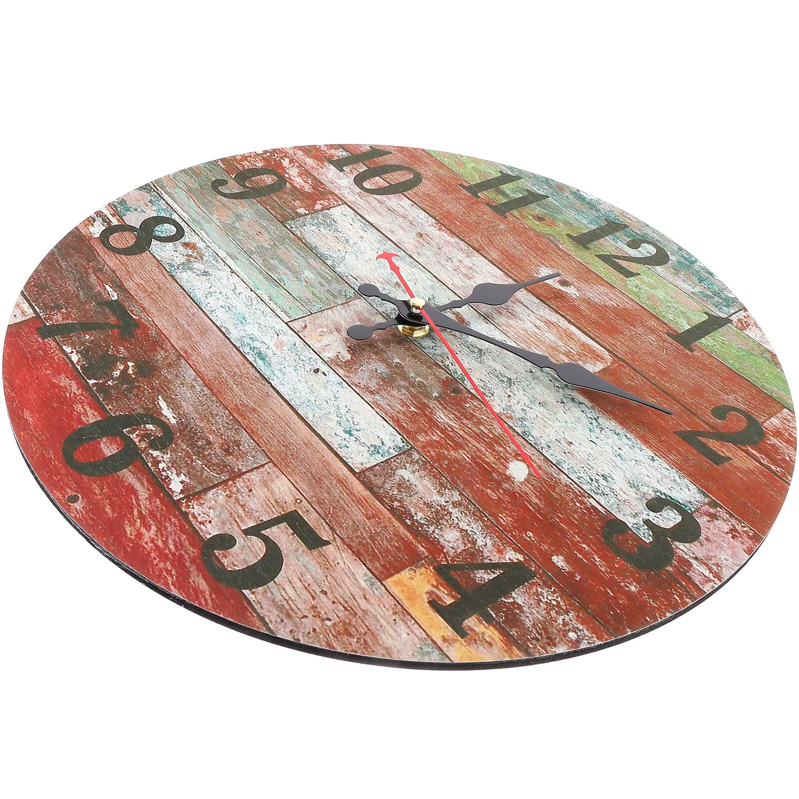 

Wall Clock Mute Non-ticking Creative Bedroom Clocks Ornament Powered Cafe Indoor