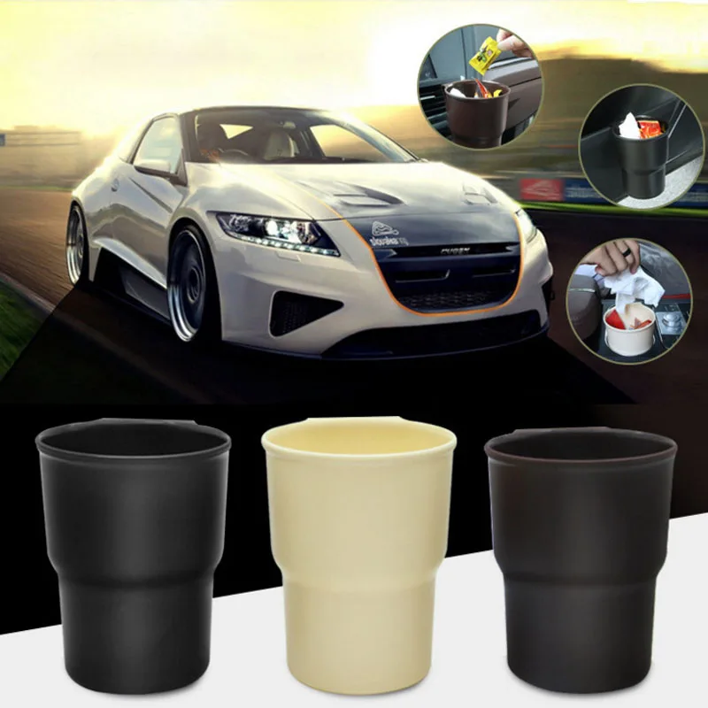 

Car Trash Bin Hanging Vehicle Garbage Dust Case Storage Box Universal Car Cup Holder Door Mounting Bracket Multifunctional Box