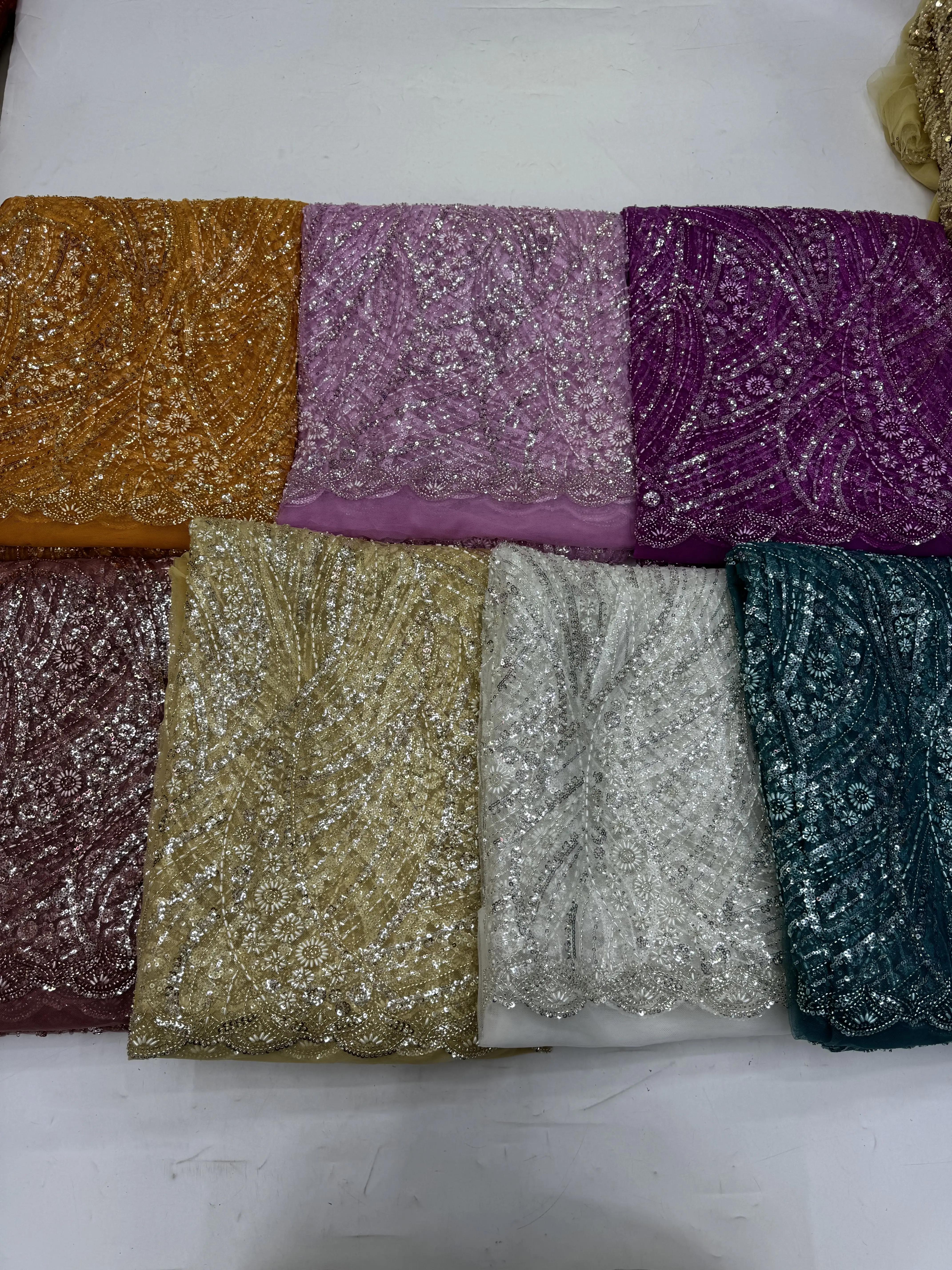 Роскошные бусины ручной работы высокого качества Свадебные африканские блестки