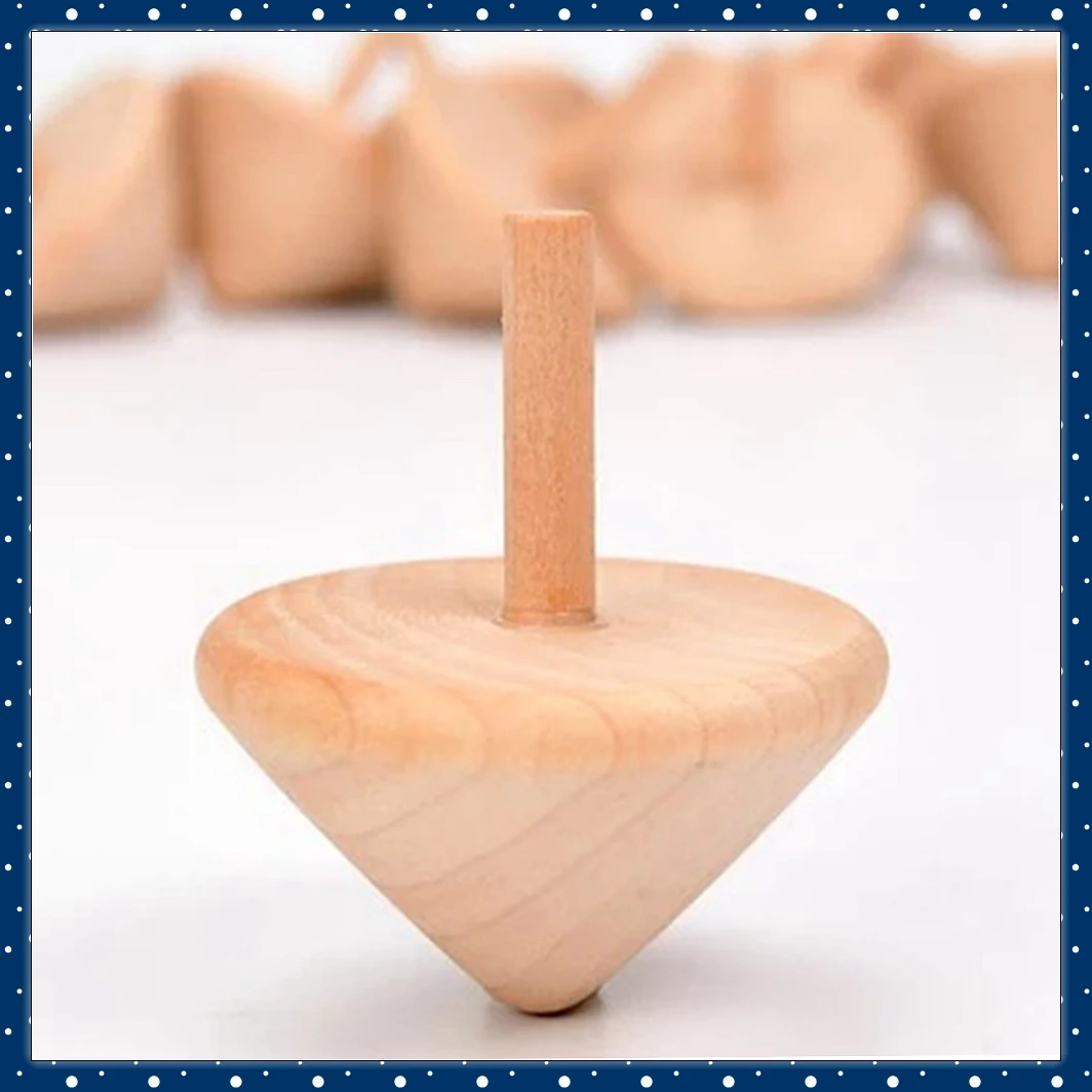 

10 Pcs/set Rotating Wooden Spinning Top Wood Beyblade Traditional Wooden Baby Toys Child Leisure Hand Spinne Toys Fidget Spinner