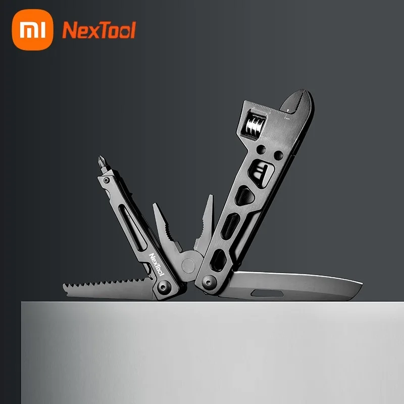 

Многофункциональный гаечный ключ XIAOMI NexTool 9 в 1, складной инструмент, многофункциональные плоскогубцы, пила, шлицевая отвертка, кухонный рез...