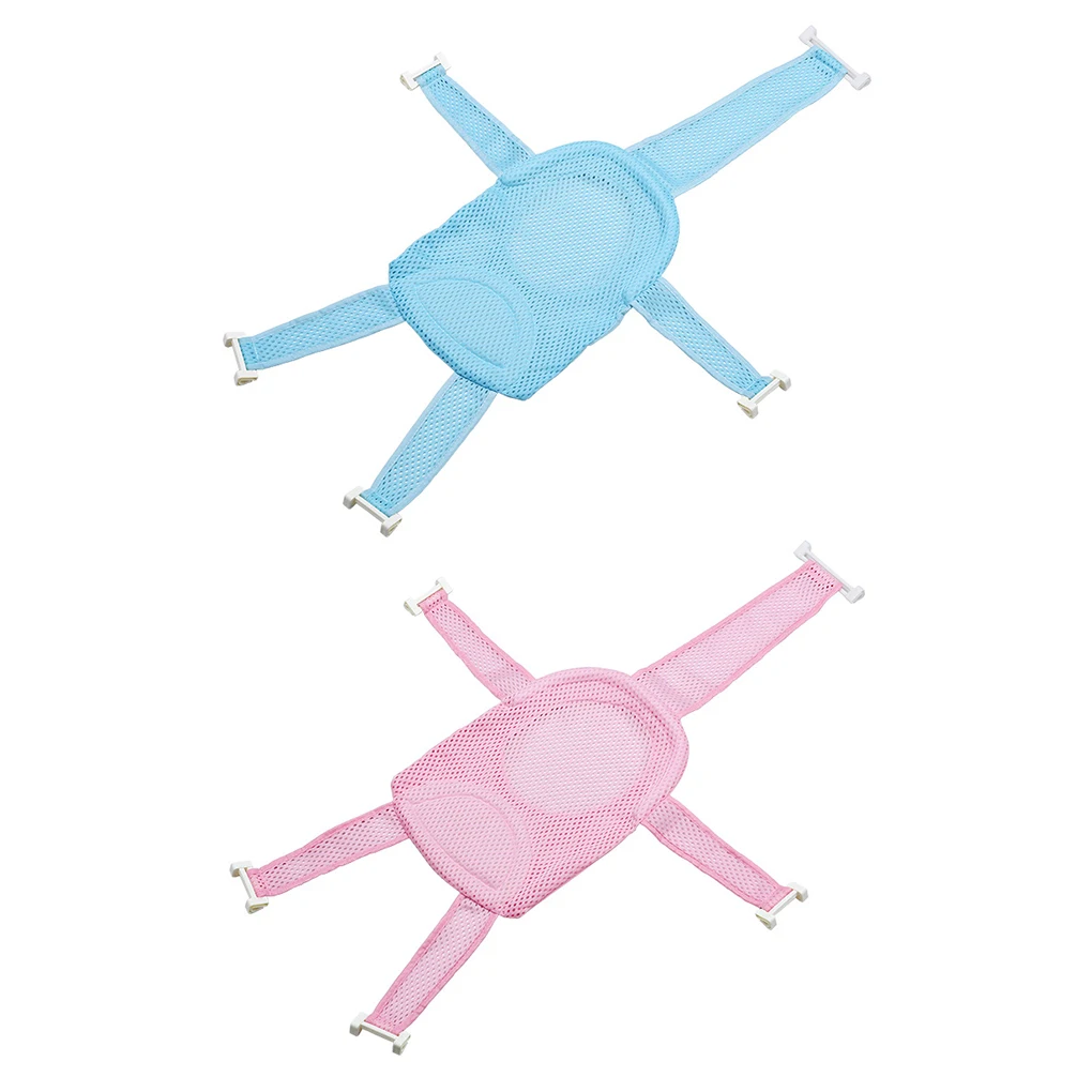 

Регулируемая подушка для ванны, подушка, удобная высокая эластичность, сетка для ванны для младенцев, пластиковая детская Подставка для душ...