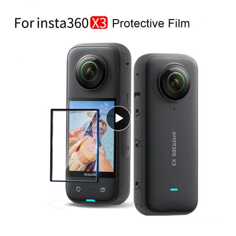 

Camera Accessories 9h Super Hardness Durable Product Insta360 X3 Screen Protector Hd Transparent Oilproof Camera Protection