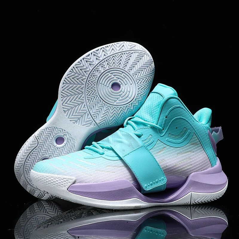 QQ-825 Mens Basketball Sneakers Non-Slip Gym Training Sports Shoes Female High Quality Tenis Masculino Basketball Shoes 36-45