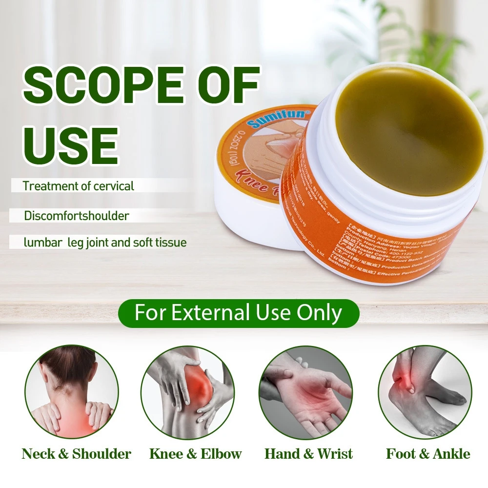 

10g Knee Pain Relief Cream Meniscus Joint Sprain Analgesic Ointment Treat Rheumatoid Arthritis Plaster Health Care