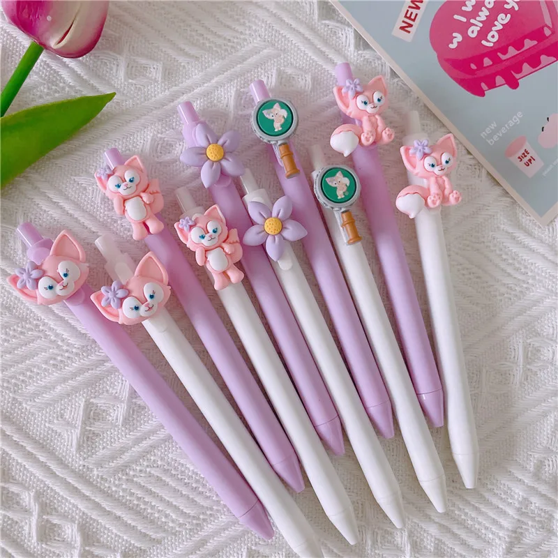 

Creative girl heart cartoon press neutral pen 0.5 Office stationery pen Students ink pen advertising pen