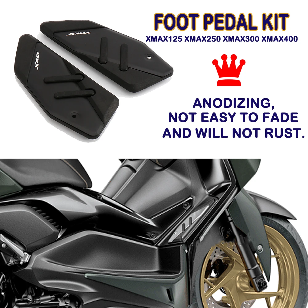 

Motorcycle Pedal Plate Footrest Footpads Foot Rest Skidproof For Yamaha X-MAX 125 250 300 400 XMAX125 XMAX250 XMAX300 XMAX400