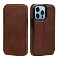 pu flip cover for samsung note 20 10 plus 9 s10 s20 wallet leather case for iphone 11 13 pro max xr xs max 12 mini 6 7 8 plus