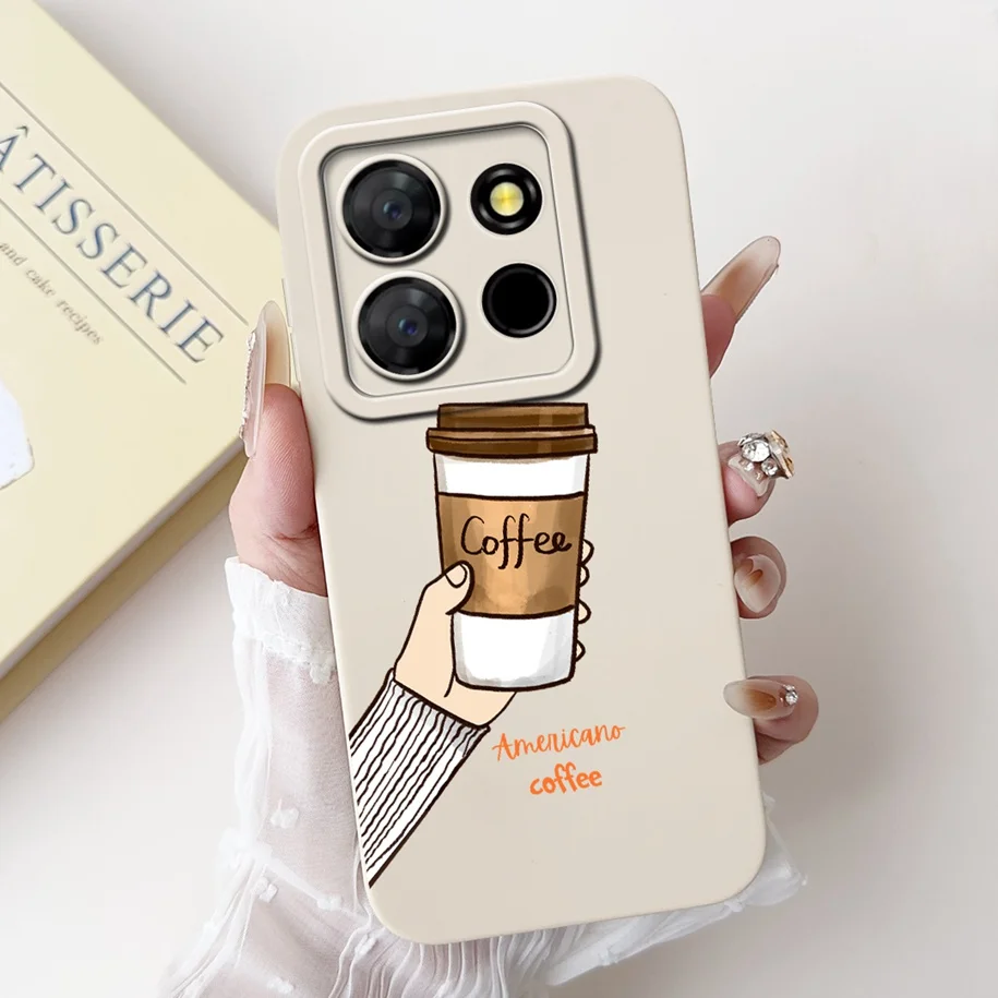 Противоударный силиконовый чехол для телефона Itel A60 2022 ярких цветов