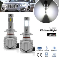 for bmw x1 f48 2015 22 led h7 dipped beam bulb headlamp 25v canbus bimmer anti flicker low beam lamp vacuum heat pipe headlight