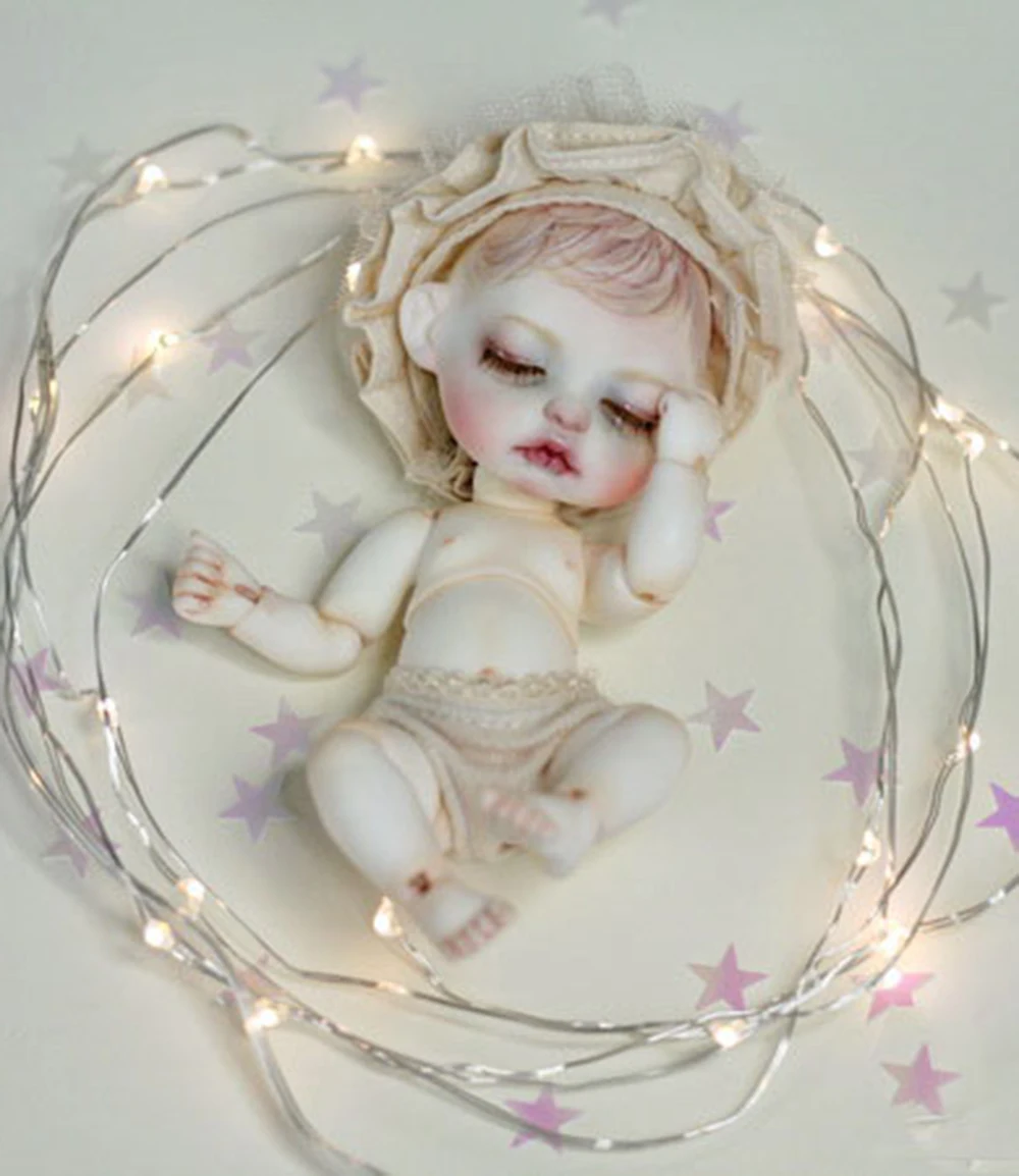 Шарнирная кукла BJD 1/12 с открытыми глазами модель тела для девочек и мальчиков