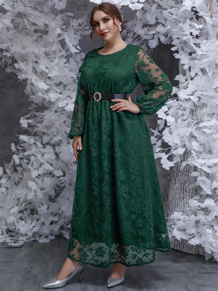 

TOLEEN Women Plus Size Maxi Dresses 2022 New Autumn Luxury Chic Elegant Long Sleeve Arabic Turkey African Party Evening Clothing