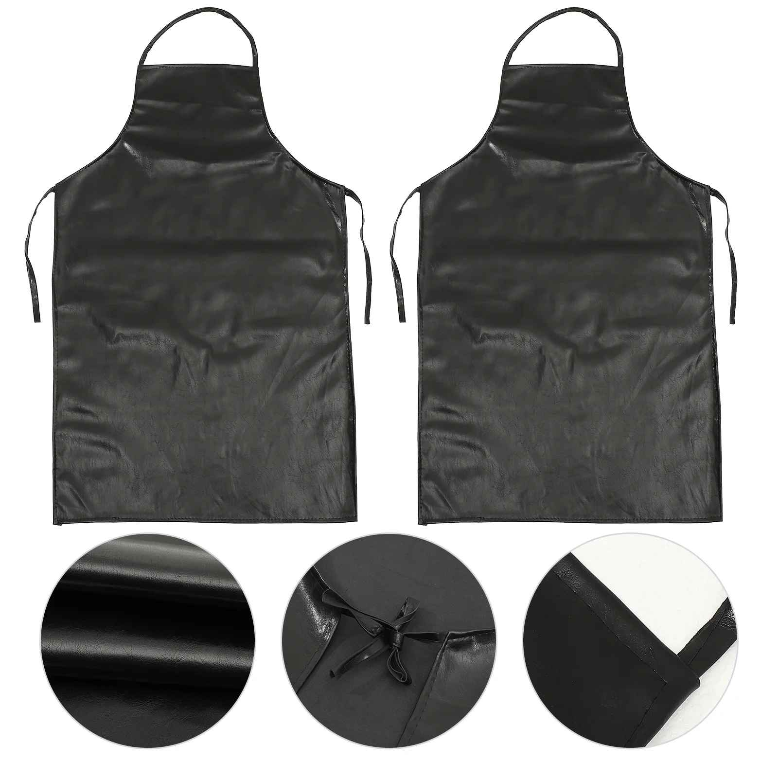 

Фартуки для шеф-повара 2 шт., износостойкие кухонные принадлежности, регулируемые, защита от масла, для барбекю