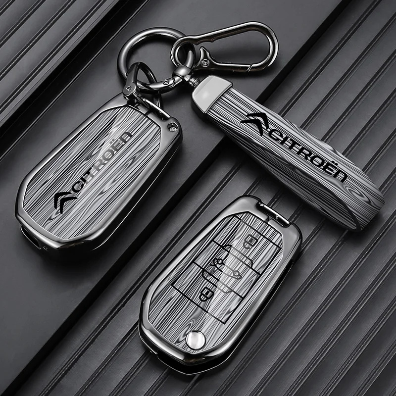 Кожаный автомобильный флип-чехол из цинкового сплава защитный чехол для