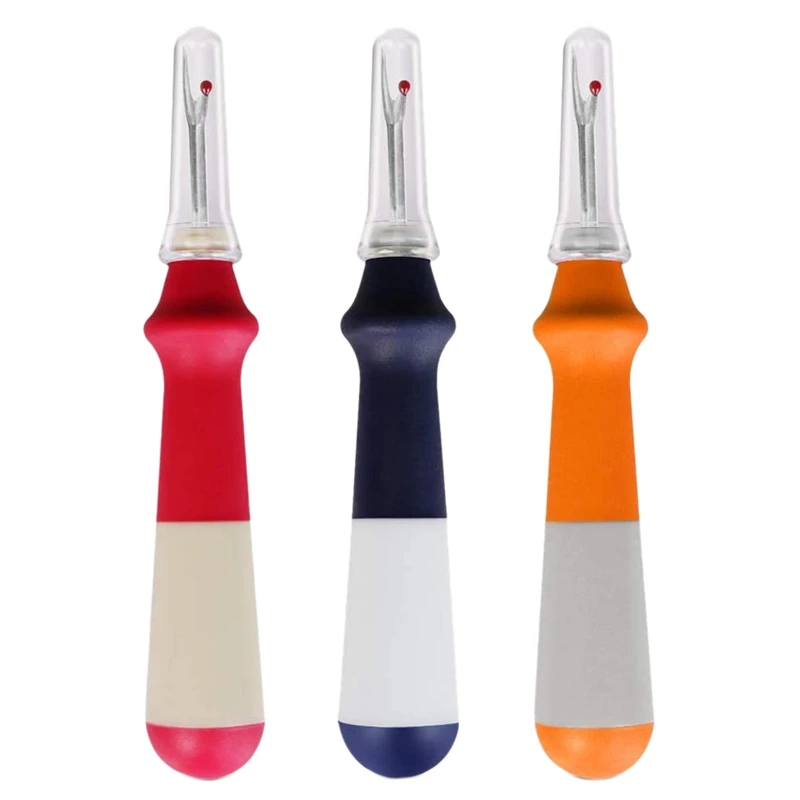 

3PCS Seam Ripper Colorful Large Thread Remover Tool Handy Stitch Rippers For Sewing Crafting Removing Hems