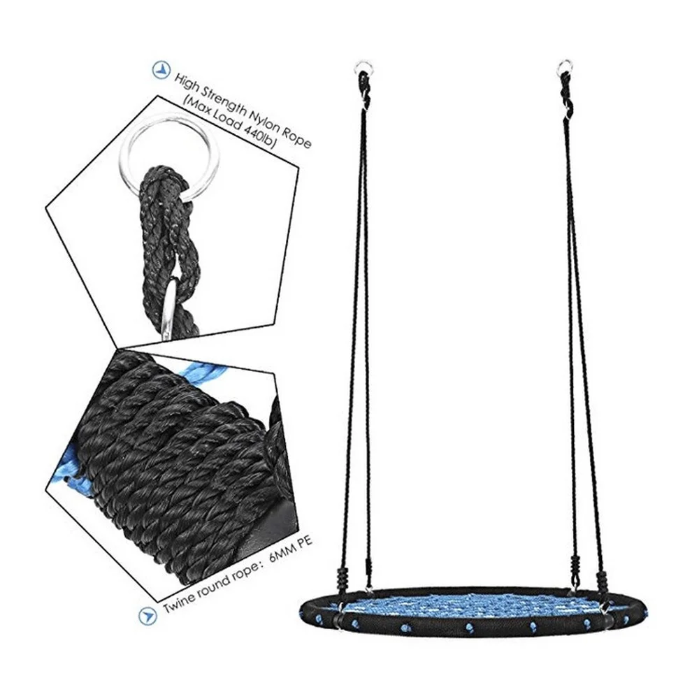 Скандинавский комнатный/уличный подвесной стул детское качели веревка