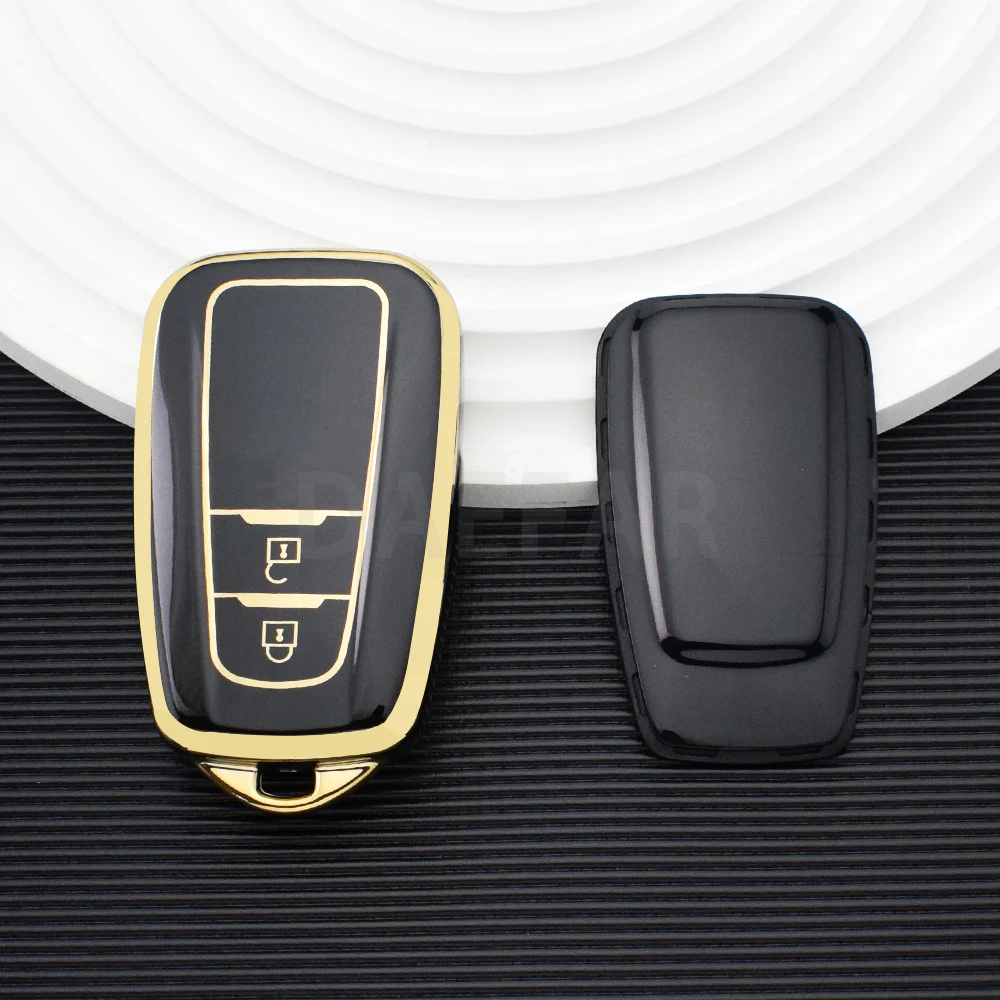 

2 3 4 кнопки из ТПУ, чехол для автомобильного ключа, брелок для Toyota Prius Camry Corolla C-HR CHR RAV4 Prado 2018, брелок для ключей, автоаксессуары