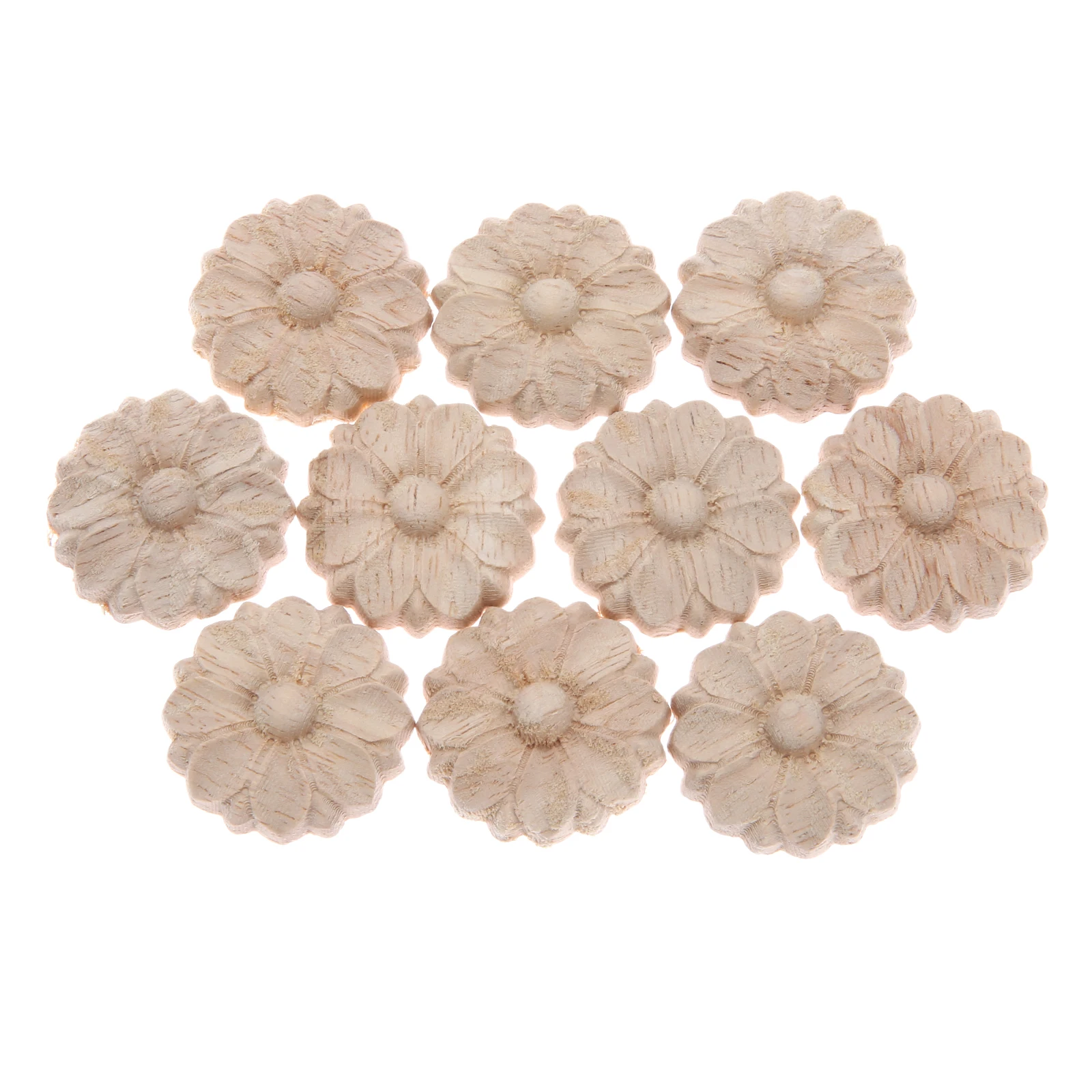 Деревянные резные угловые рамки 10 шт.