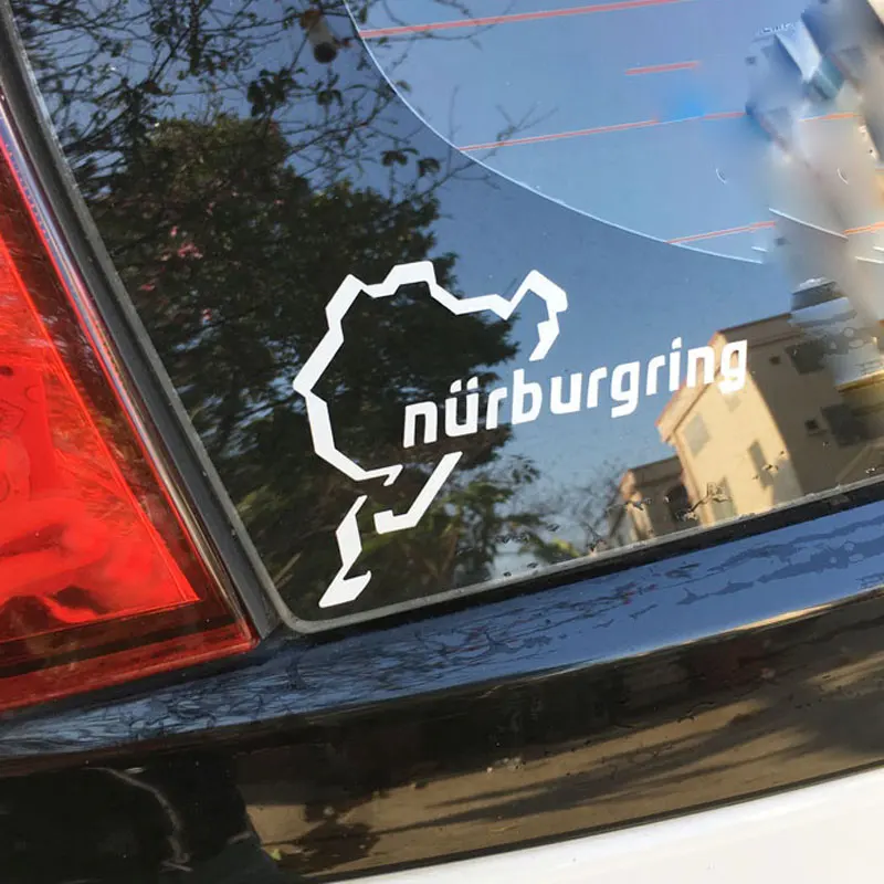 

3D наклейка для стайлинга автомобилей Nurburgring Motor Sport Racing Road ПВХ резьба наклейка пленка для всего тела виниловая наклейка светоотражающая наклейка