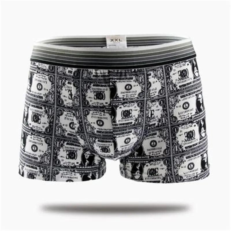 10pcs/lot Lovely Cartoon Print Man Boxers Homme Fashion Silk Underwear Men Comfortable Underpants Soft Breathable Male Panties