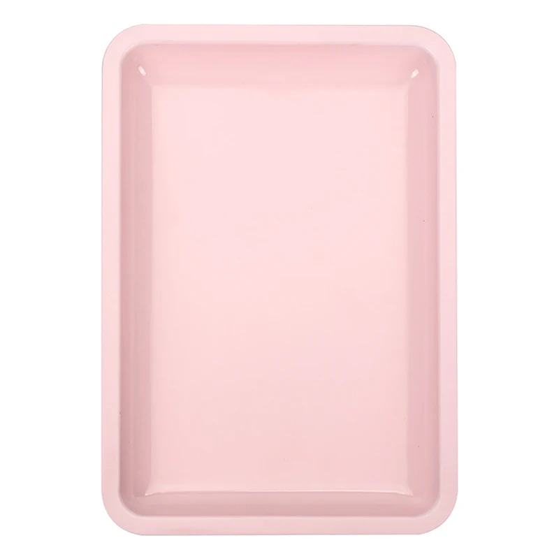 

Поднос для хранения косметики из нержавеющей стали, медицинский хирургический лоток, настольный инструмент для хранения, металлический поднос для дизайна ногтей, пластина для ювелирных изделий