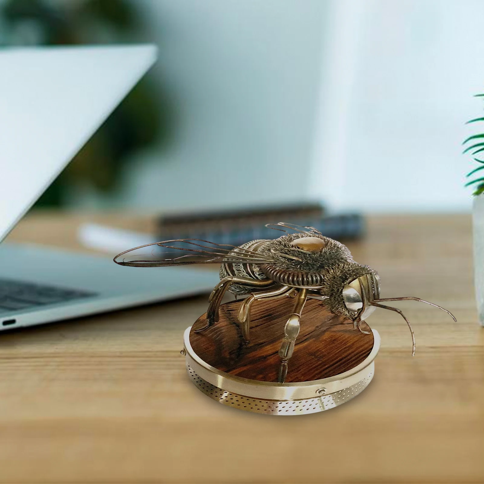 

Пчелиная скульптура с основой из смолы скелетная фигура с основанием креативная пчелиная скульптура декоративные настольные украшения дл...